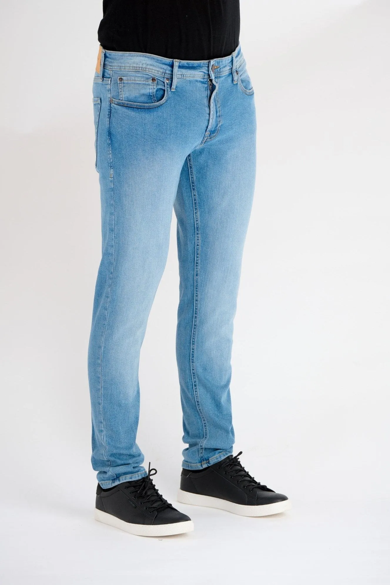 Performance Jeans (Slim) - Light Blue Denim