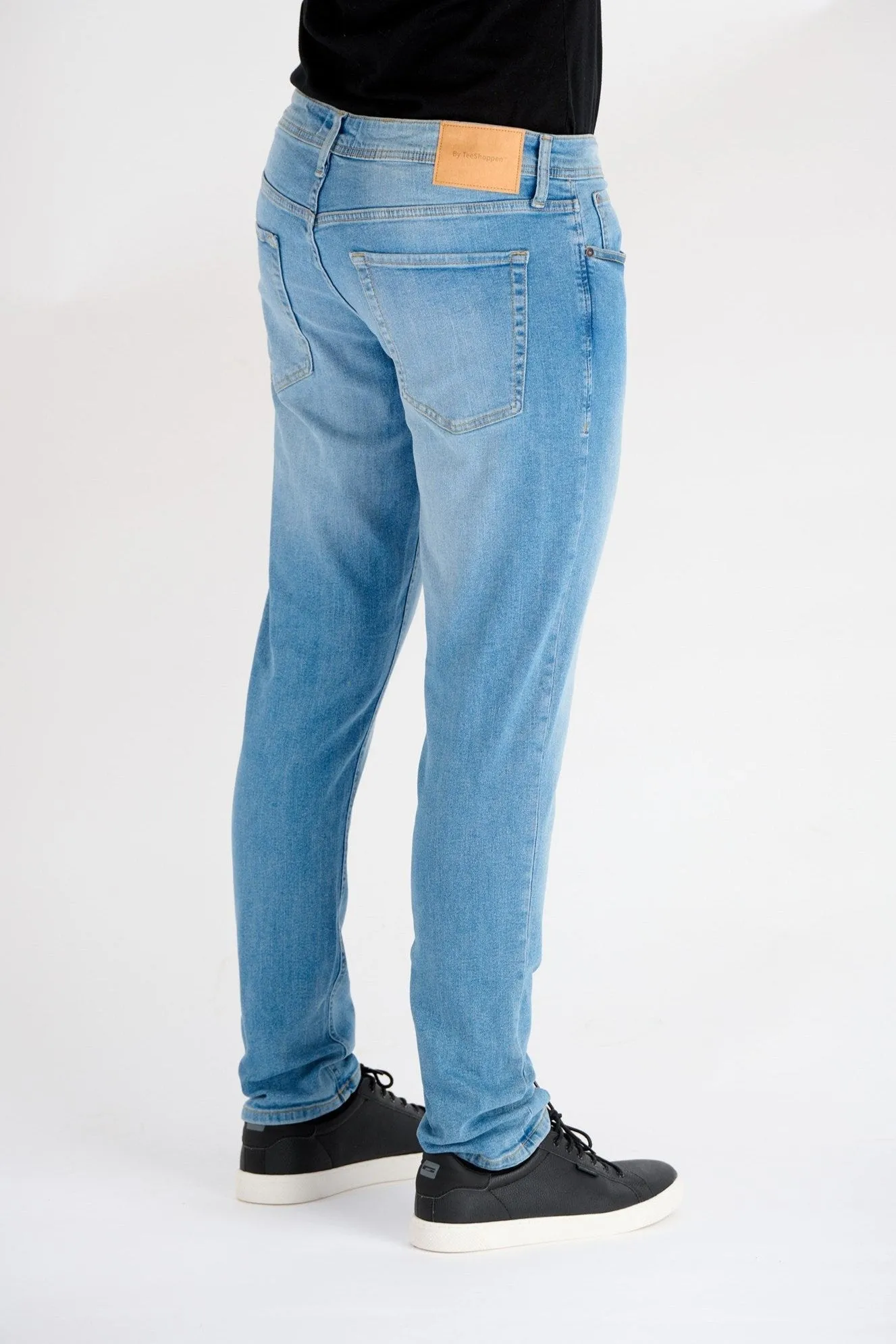 Performance Jeans (Slim) - Light Blue Denim