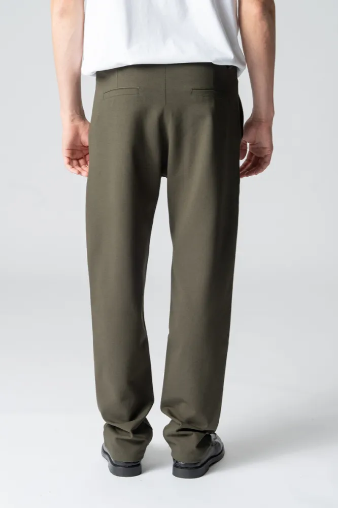 Performance Trousers Wide - Army Green
