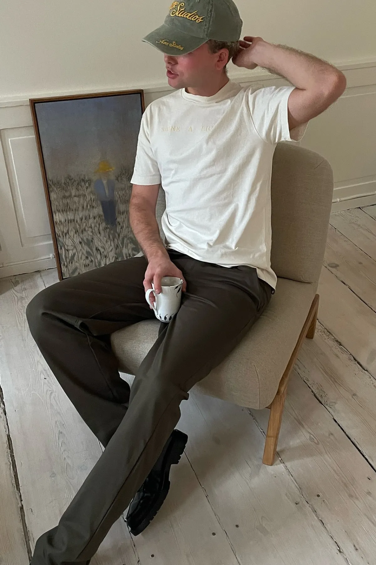 Performance Trousers Wide - Army Green