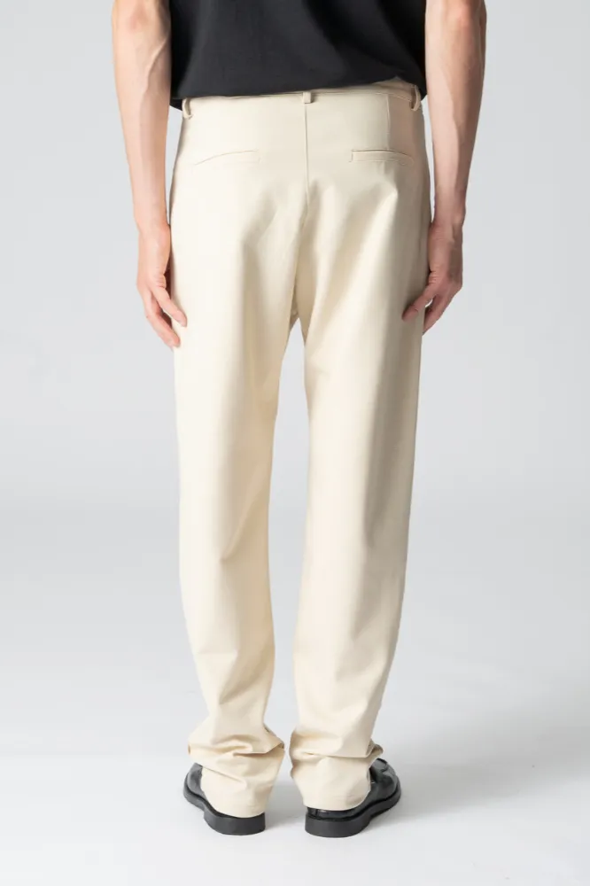 Performance Trousers Wide - Beige