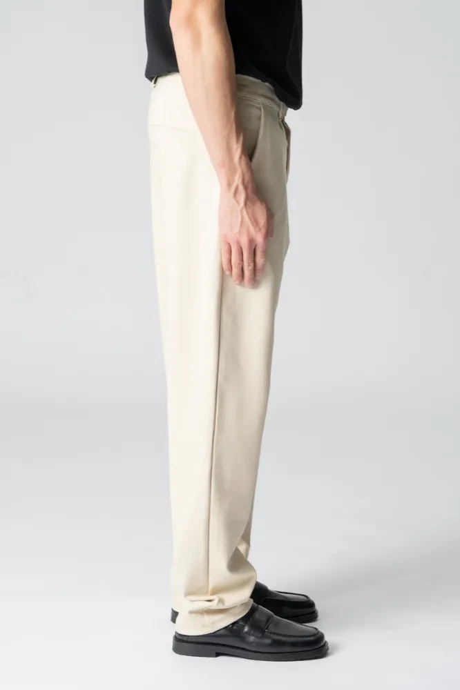 Performance Trousers Wide - Beige