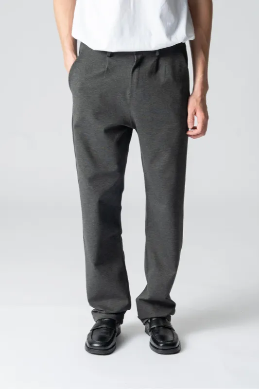 Performance Trousers Wide - Melange Grey