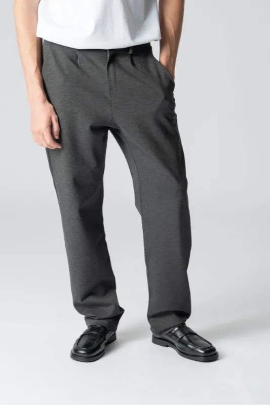 Performance Trousers Wide - Melange Grey