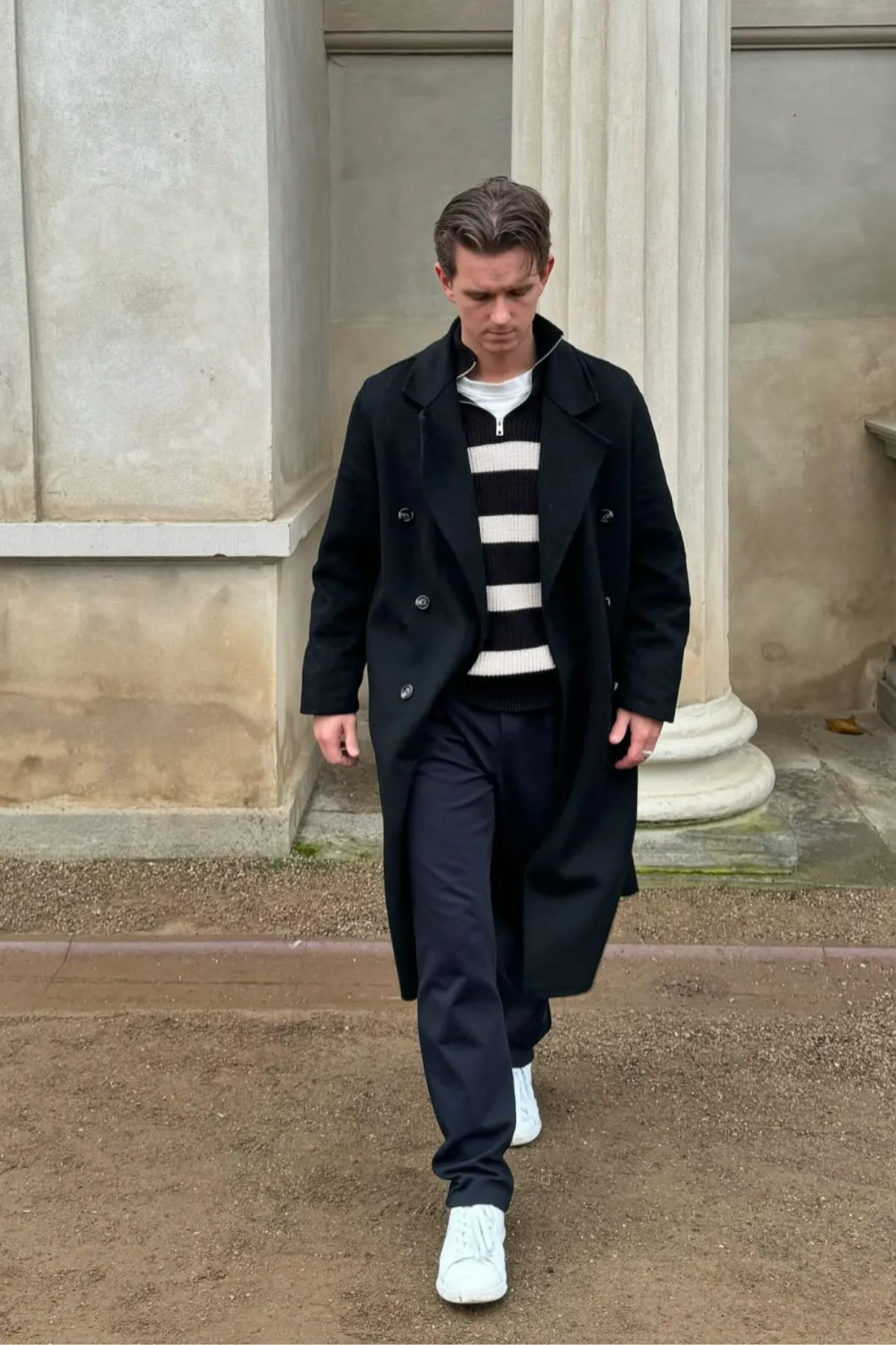 Performance Trousers Wide - Navy