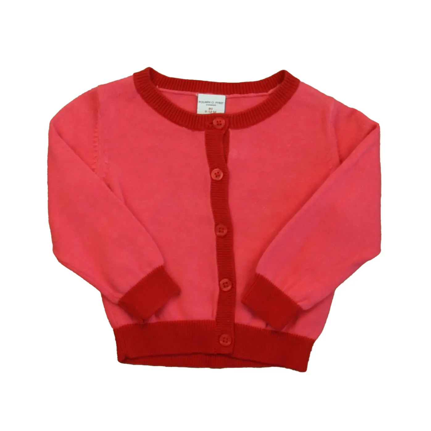 Polarn O. Pyret Girls Pink Cardigan