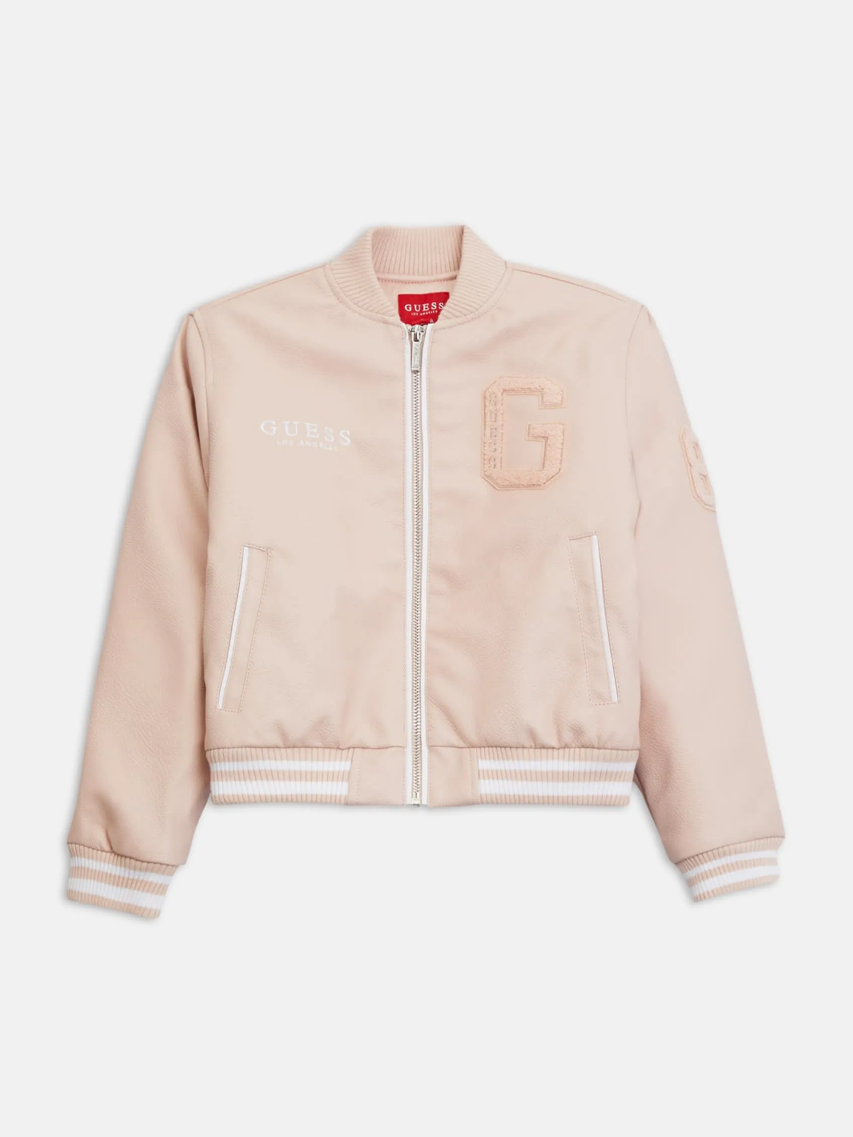 Ralia Faux-Leather Varsity Jacket (7-14)