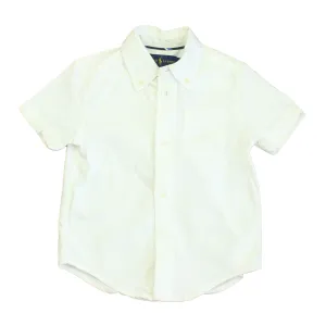 Ralph Lauren Boys White Button Down Short Sleeve