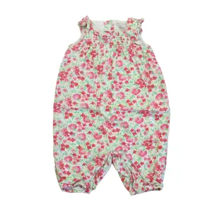 Ralph Lauren Girls Pink Floral Romper