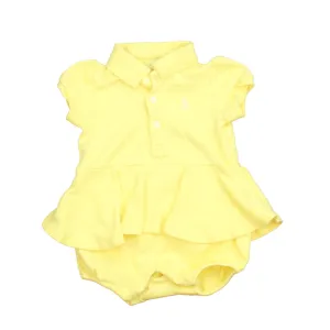 Ralph Lauren Girls Yellow Romper