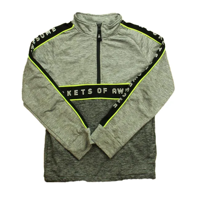 Rockets Of Awesome Boys Grey | Yellow Sweater