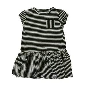 Rockets Of Awesome Girls Black | White | Stripes Dress