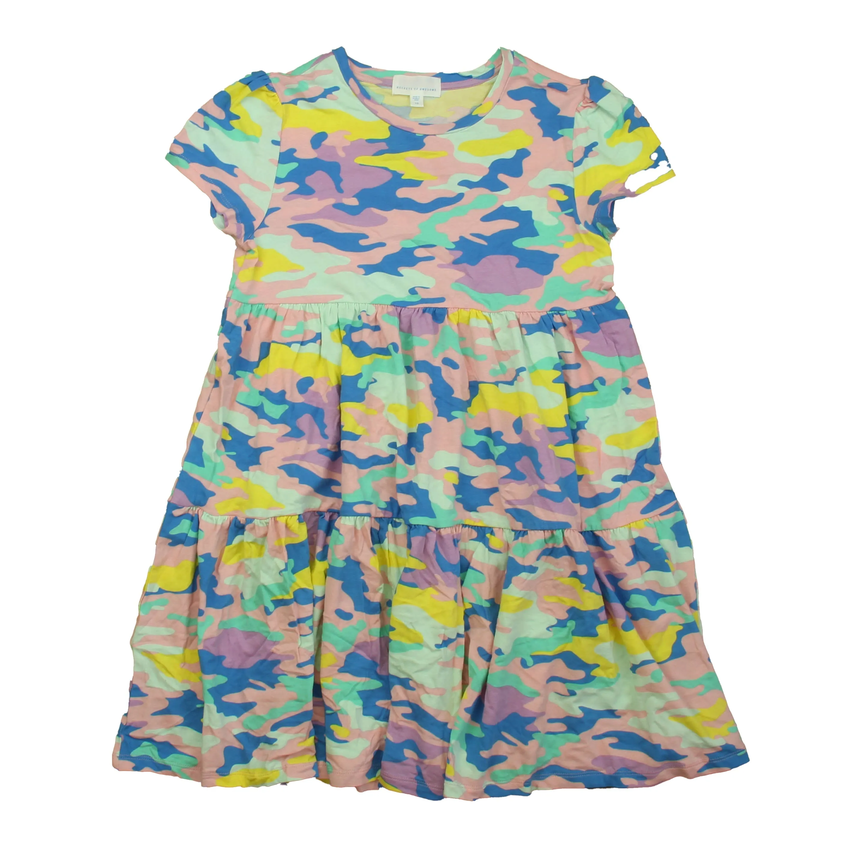 Rockets Of Awesome Girls Pink | Yellow | Blue Dress