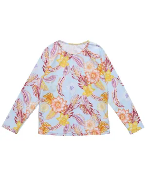 Snapper Rock Boho Tropical Sustainable Rash Top