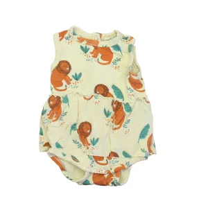 Spearmint Love Girls Ivory Lions Dress