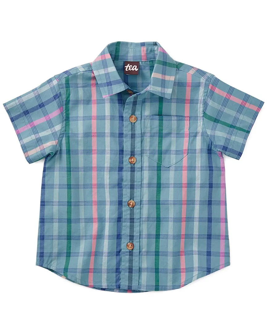 Tea Collection Madras Woven Baby Shirt