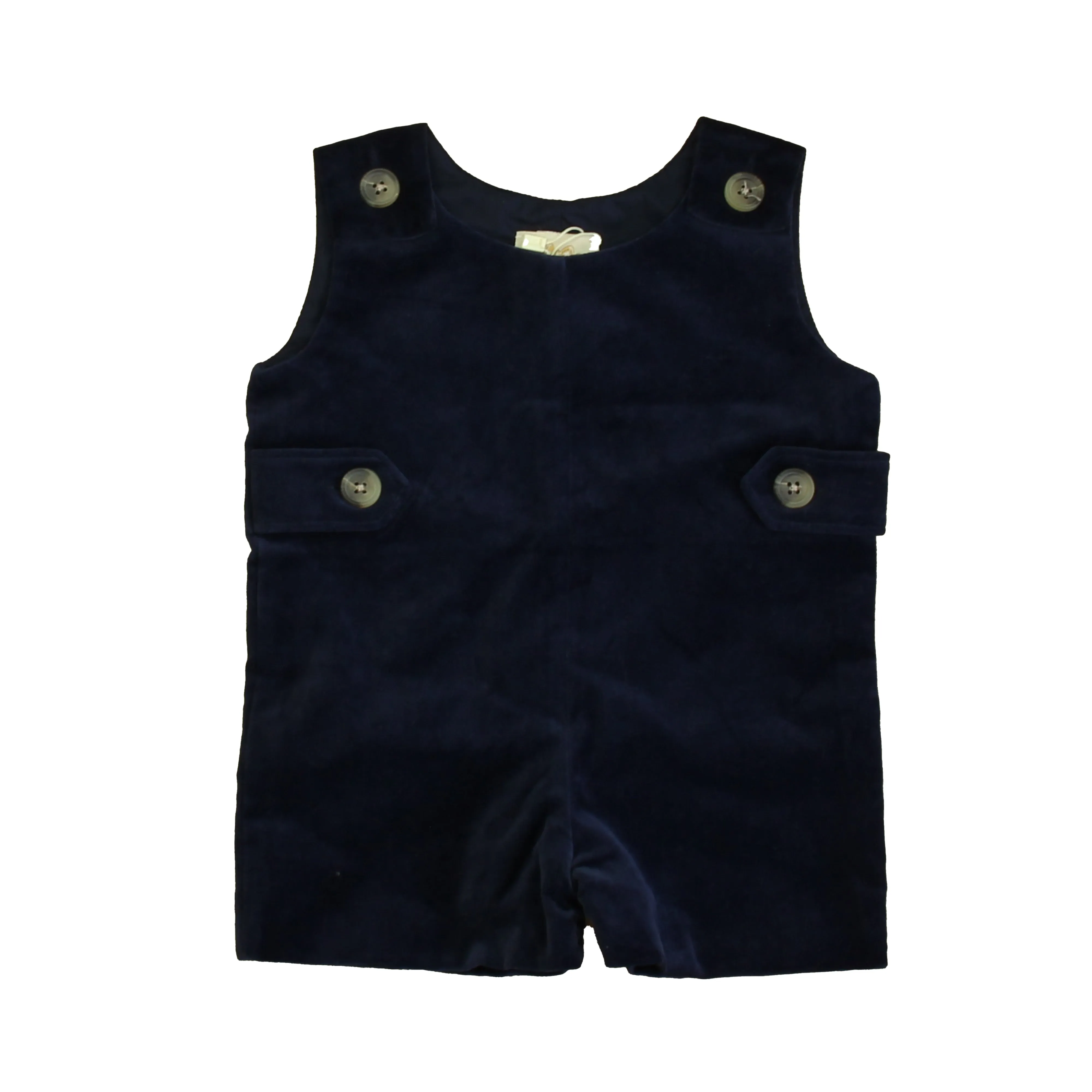 The Beaufort Bonnet Company Boys Navy Romper