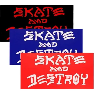 Thrasher - Skate & Destroy 4" Sticker Thrasher