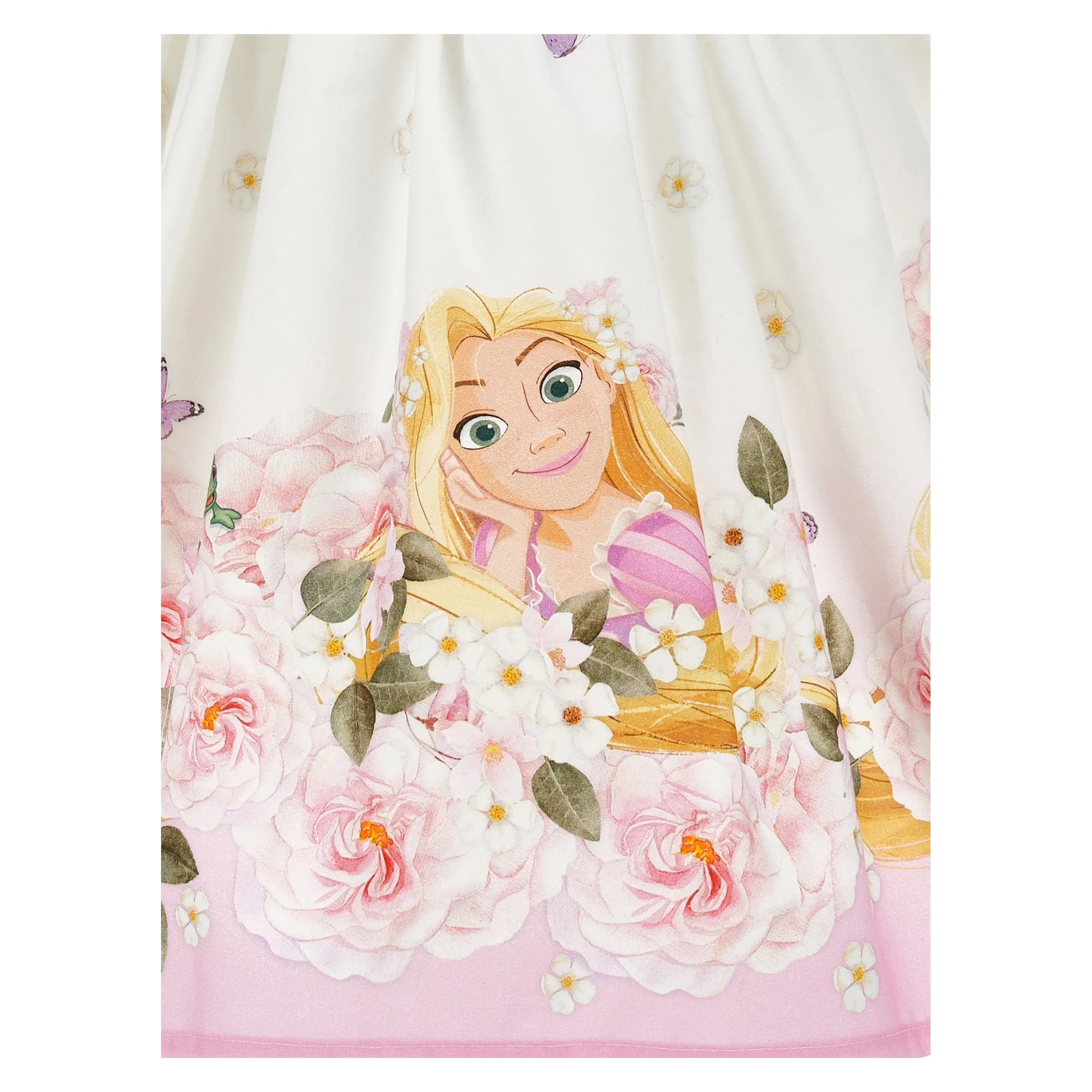 White Floral Repunzel Dress